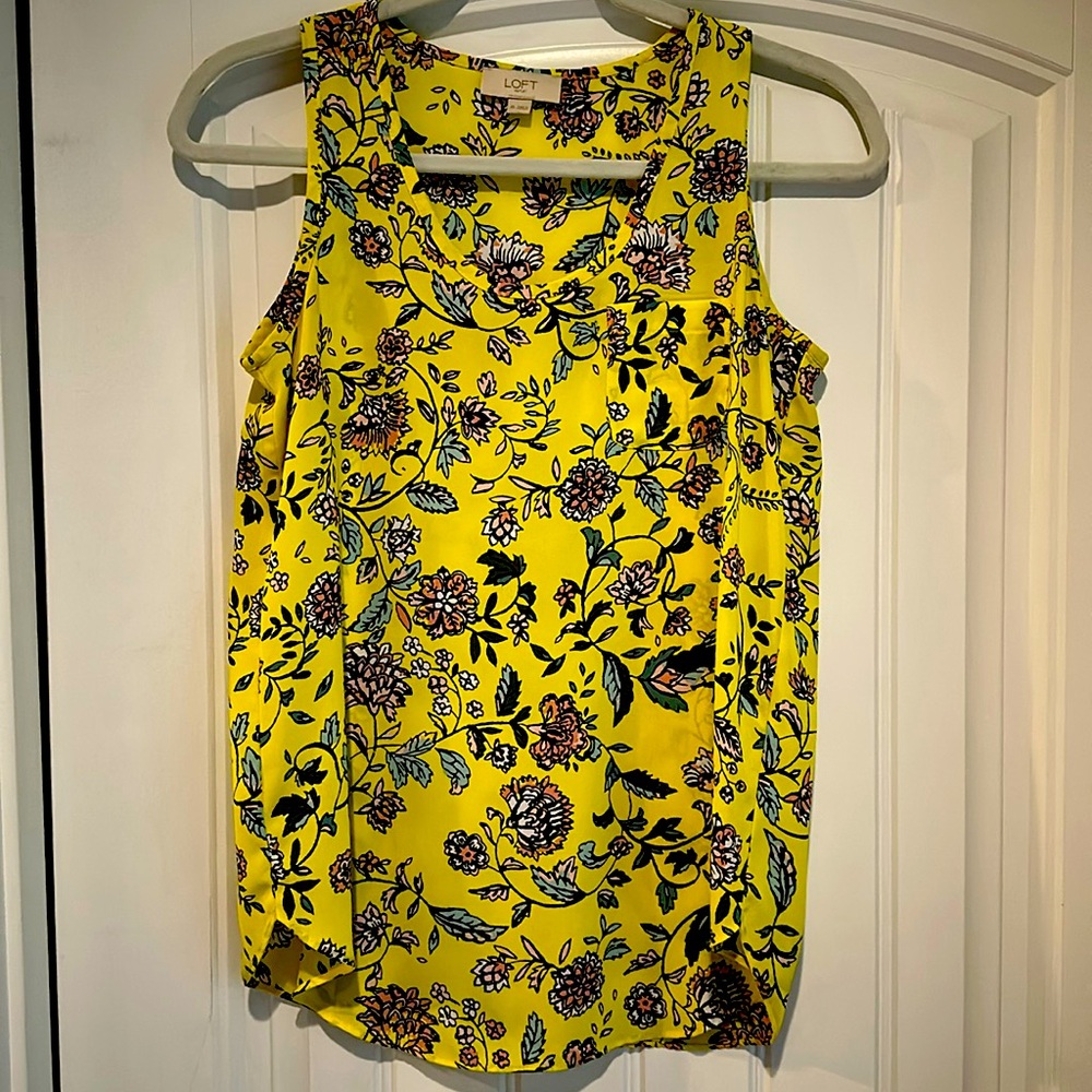 Loft floral printed top
